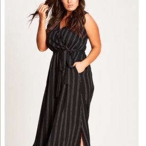 Plus Size City Chic Pinstripe Dress. NWT. Size 22